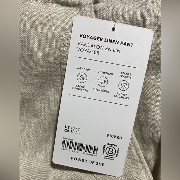 Athleta Voyager Linen Pant // Undyed - Picture 10 of 10